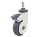 3 Inch schroefdraad stoom Swivel TPR PP materiële medische Caster